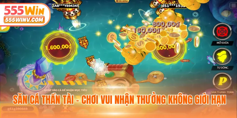 Săn cá thần tài - Chơi vui nhận thưởng không giới hạn